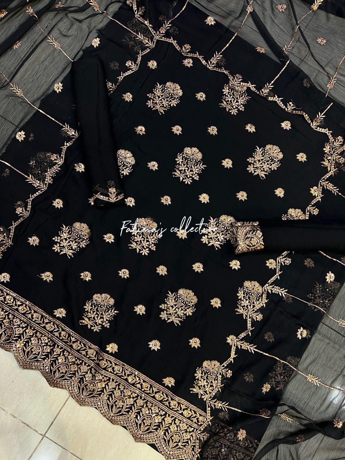 β¨ *3 PC BIG SALE DAMAN DESIGN* β¨ (JUTT-BLACK)