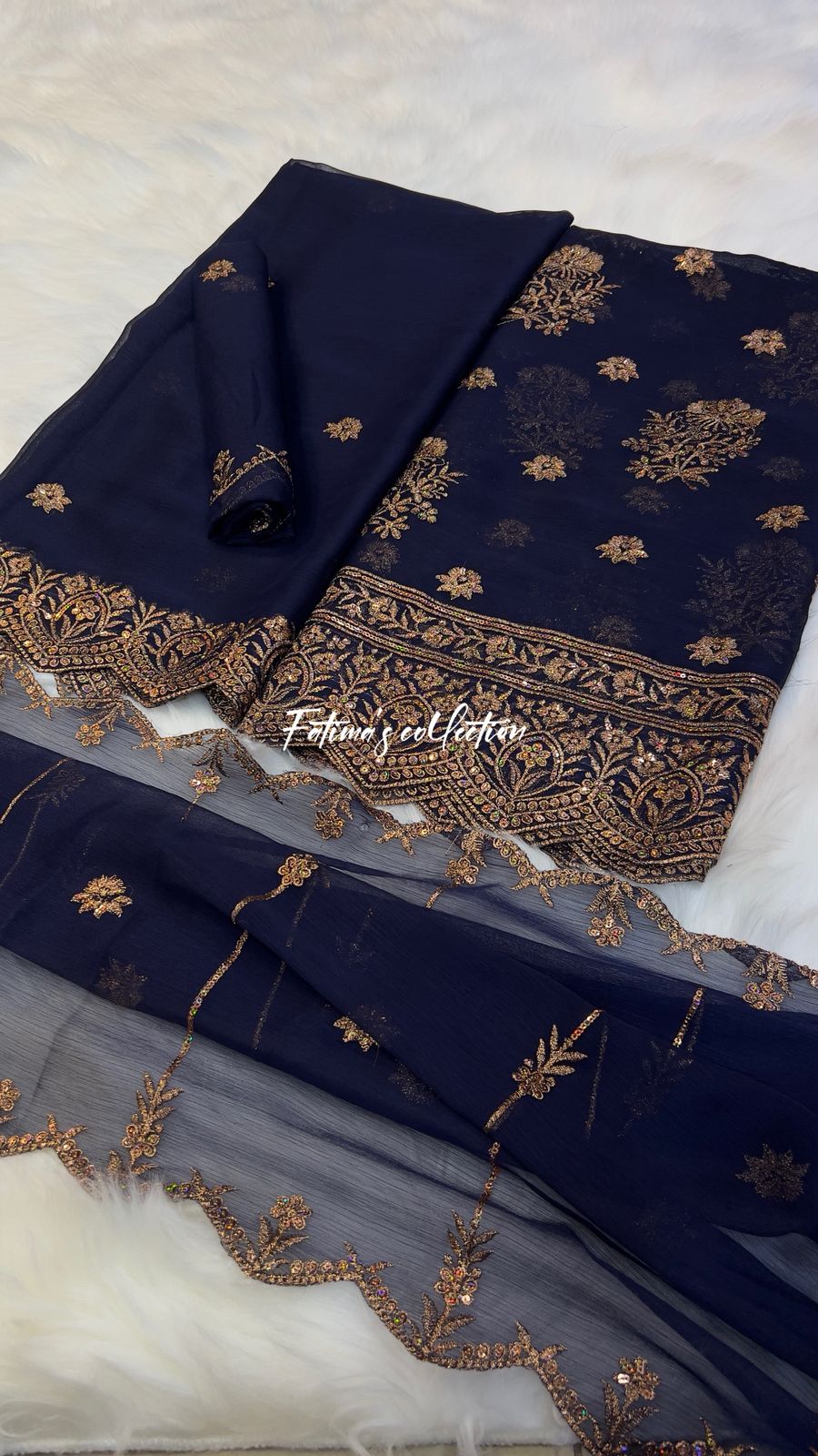 β¨ *3 PC BIG SALE DAMAN DESIGN* β¨ (NEAVY-BLUE)