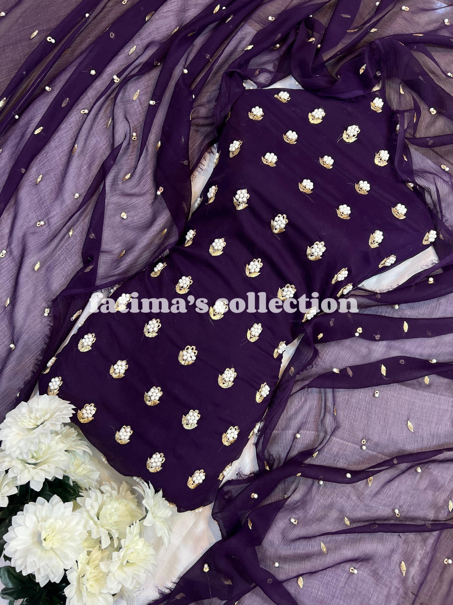 🌟 7 Pulse Soft Chiffon 3PC Suit 🌟 (JAMNI)