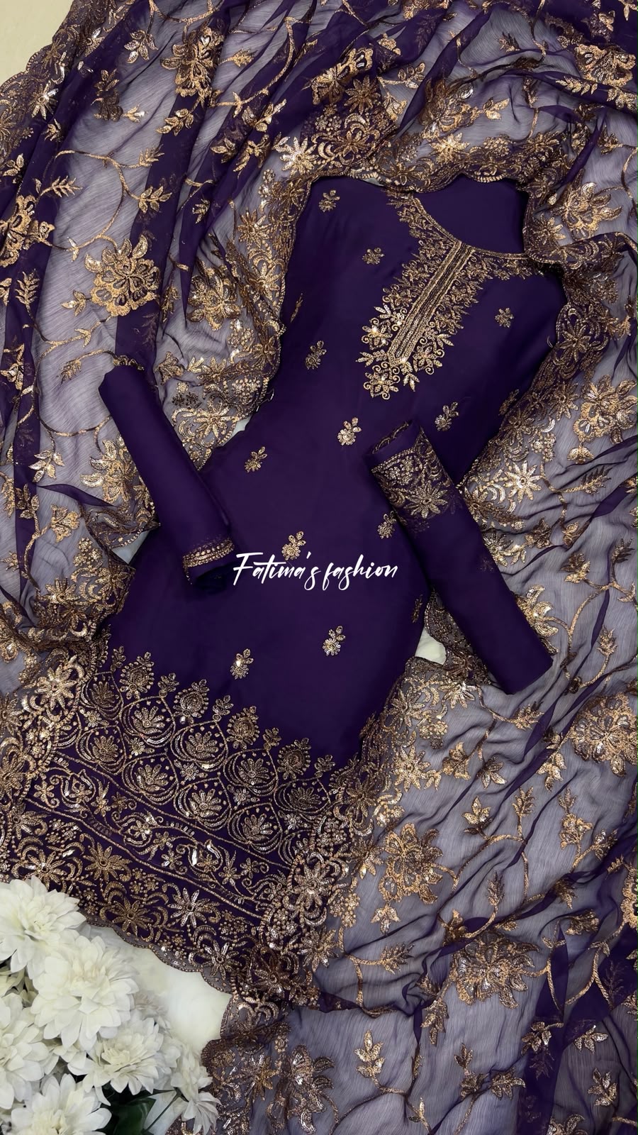 (JAMNI)*Fully Heavy Shawl Dupatta* 3PC