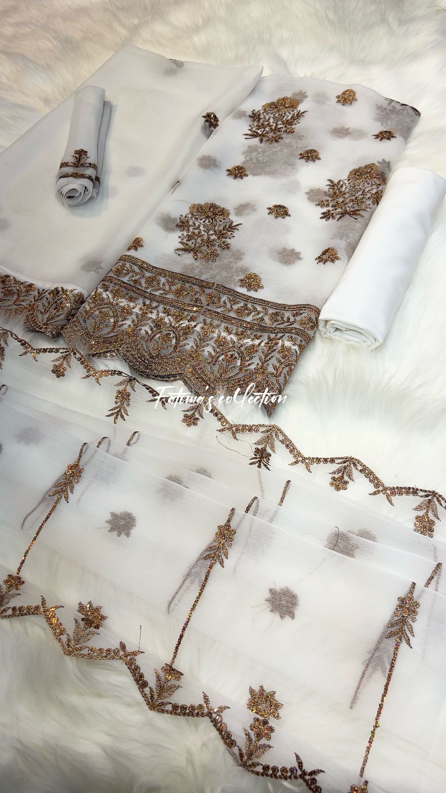 ✨ *3 PC BIG SALE DAMAN DESIGN* ✨ (PURE-WHITE)