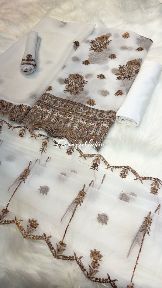 ✨ *3 PC BIG SALE DAMAN DESIGN* ✨ (PURE-WHITE)
